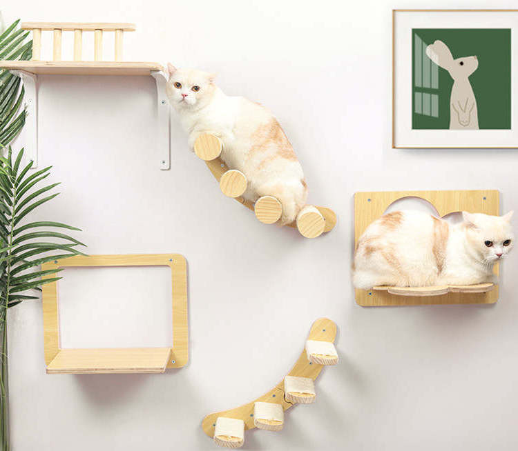 Modern Cat Wall Furniture Cat climbing wall