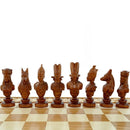 Unique Carved chess game - Classic Game with a Personal Touch - Shkura