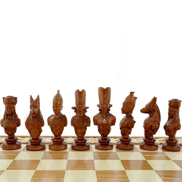 Unique Carved chess game - Classic Game with a Personal Touch