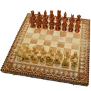 Unique Carved chess game - Classic Game with a Personal Touch - Shkura