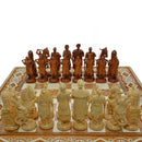 Unique Carved chess game - Ideal Gift for Chess Enthusiasts - Shkura