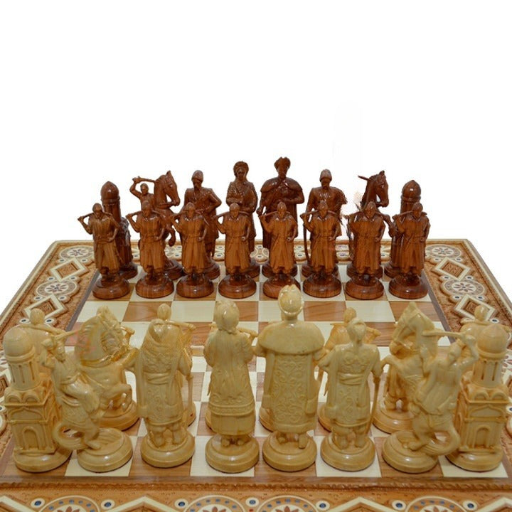 Unique Carved chess game - Ideal Gift for Chess Enthusiasts