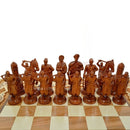 Unique Carved chess game - Ideal Gift for Chess Enthusiasts - Shkura