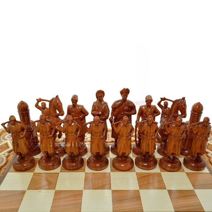 Unique Carved chess game - Ideal Gift for Chess Enthusiasts