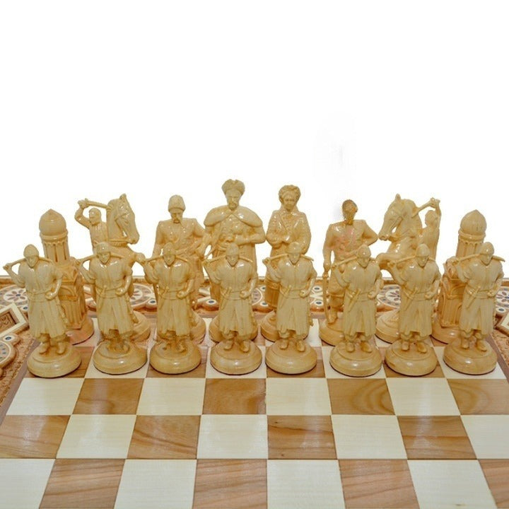 Unique Carved chess game - Ideal Gift for Chess Enthusiasts