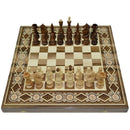 Wooden chess pieces and board is a great housewarming gift.  A gift for a man for his birthday.