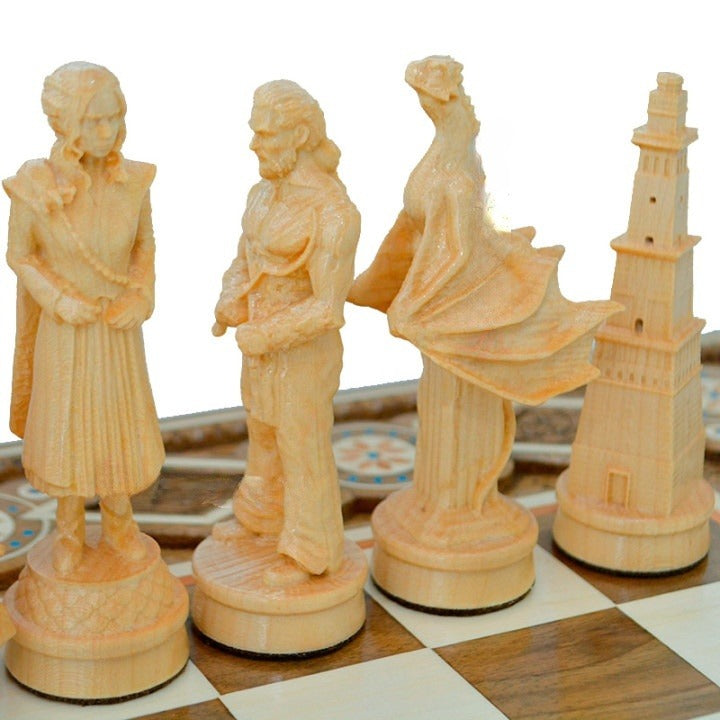 Handmade Chess Set for Chess Lovers - One-of-a-Kind Gift