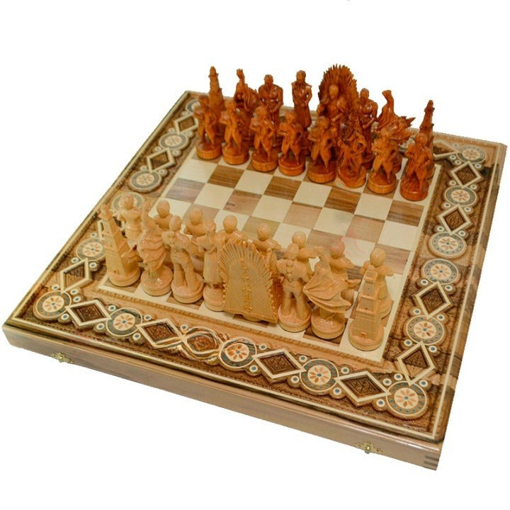 Handmade Chess Set for Chess Lovers - One-of-a-Kind Gift