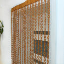 Handmade Wooden Bead Home Accent - Handcrafted Boho Home Decor - Shkura