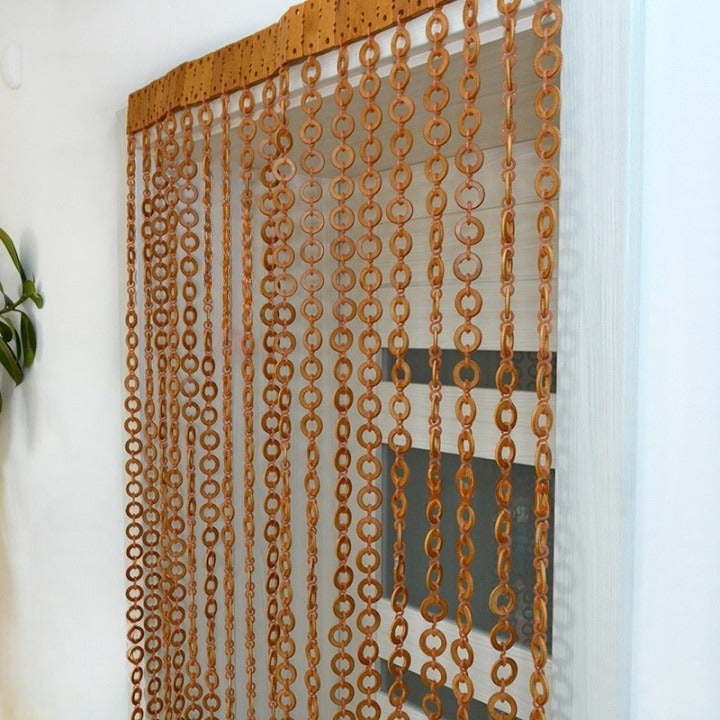 Handmade Wooden Bead Home Accent - Handcrafted Boho Home Decor