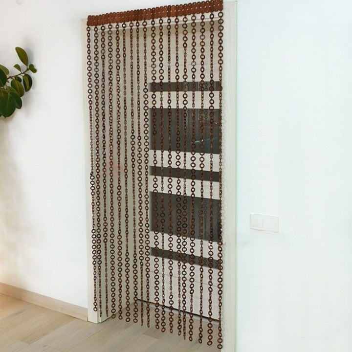 Handmade Wooden Bead Home Accent - Handcrafted Boho Home Decor