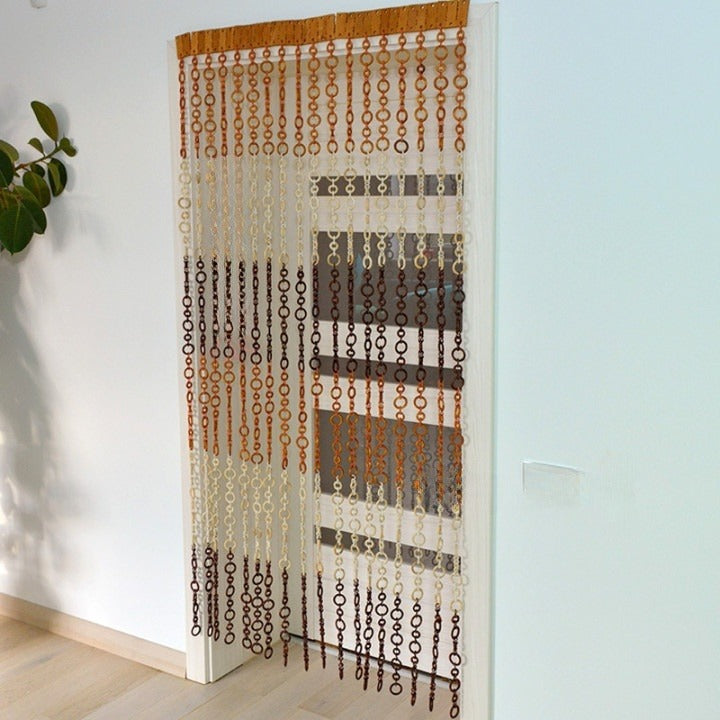 Custom Made Wooden Bead Door Curtains - Housewarming gift