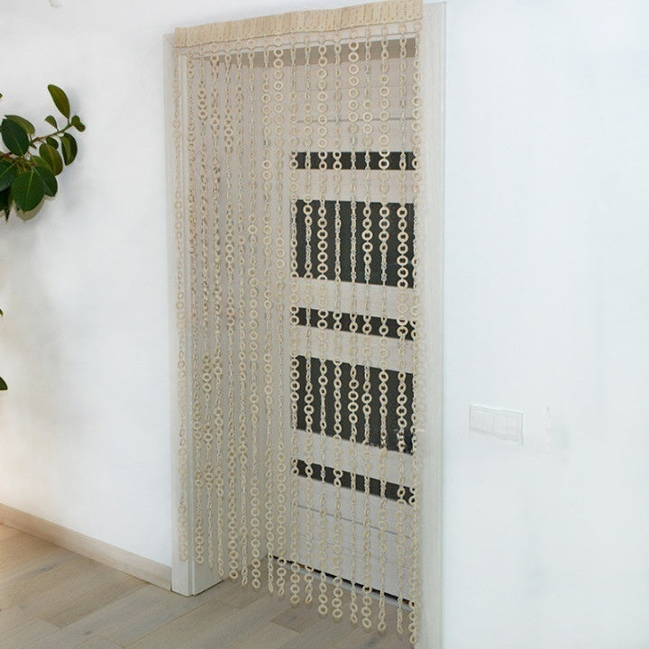Handmade Wooden Bead Home Accent - Handcrafted Boho Home Decor