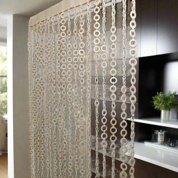Handmade Wooden Bead Home Accent - Handcrafted Boho Home Decor