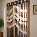 Handcrafted Wooden Bead Door Curtains for a Unique Home Decor - Shkura