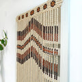 wooden bead door curtain. wooden bead curtain. wood slat room divider. wood room divider. wood bead curtain. room divider. hippie curtains. hanging room divider. doorway curtain. door curtains