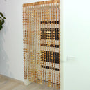 Custom Made Wooden Bead Door Curtains - Shkura
