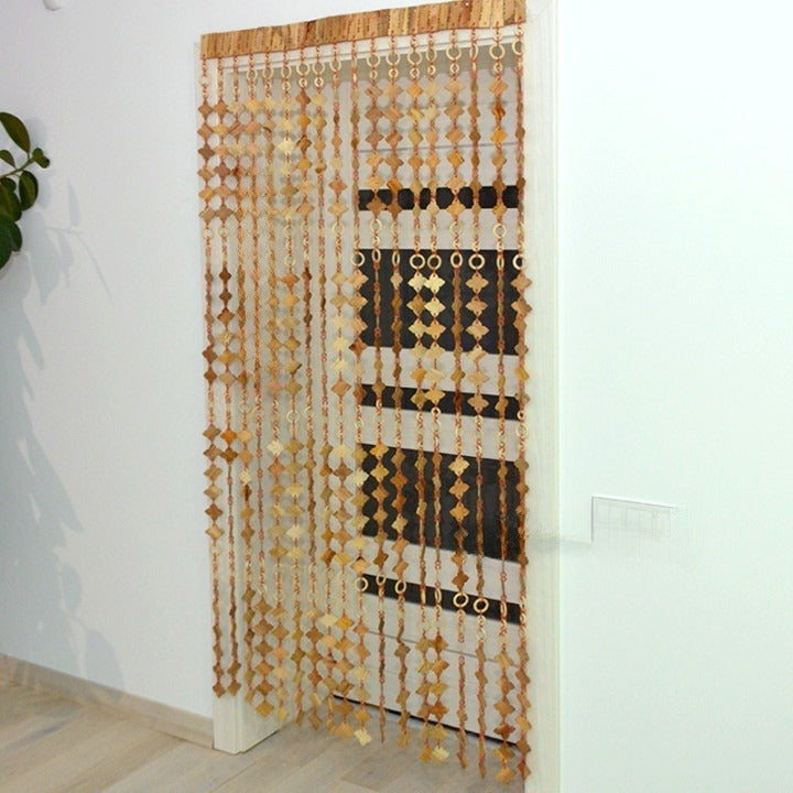 Custom Size Wooden Bead Door Curtains