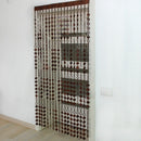 Custom Made Wooden Bead Door Curtains - Shkura