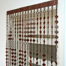 Custom Made Wooden Bead Door Curtains - Shkura