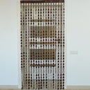 Custom Made Wooden Bead Door Curtains for Privacy and Style - Shkura