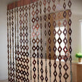 wooden bead curtain,  wood slat room divider,  wood room divider,  wood bead curtain,  room divider,  hippie curtains,  hanging room divider,  doorway curtain