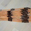 Wooden beaded door curtains rustic charm - Shkura