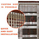 Custom Made Wooden Bead Door Curtains