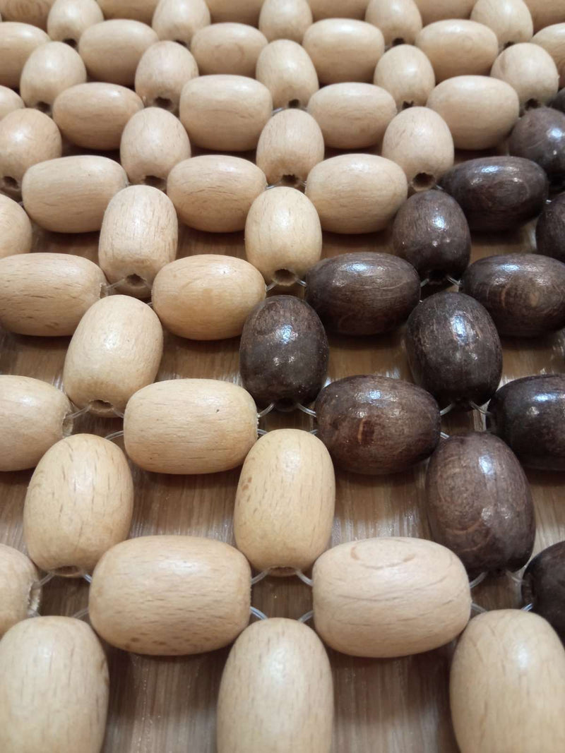 Natural Wood Bead Car Seat Cover